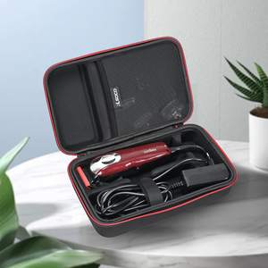 Recortadora de Cabello Inalámbrica con Cuchilla de Acero Inoxidable, Estuche Rígido de Viaje, Fuente de Alimentación por Batería - Product Image 1
