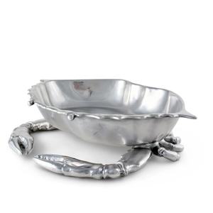 Minimal Aluminum Antique <b>Crab</b> Shape Dry Fruit Serving Bowl Handcrafted <b>Decorative</b> Modern Design Kitchenware Metal Bowl - Product Image 1