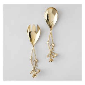 Serveurs de salade design modernes plaqués argent acier miroir sans BPA mariages durables dîners cadeaux de pendaison de crémaillère - Product Image 5