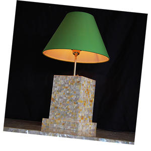 mixed mop pearl shell lamp table <b>art</b> Lamp 20*20*50 cm DIY Wood Table <b>Art</b> SEASHELL JEWELRY <b>Mosaic</b> Lamp for Table - Product Image 3