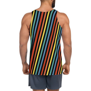 Débardeur personnalisé de qualité supérieure pour hommes Débardeur tendance respirant en polyester/à séchage rapide pour hommes Prix bon marché - Product Image 4