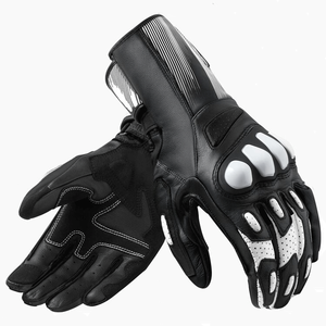 OEM Custom Design Black Genuine Goat Skin Leather Winter Motorbike Gloves Waterproof Breathable Touchscreen Auto Racing Wear - Product Image 4