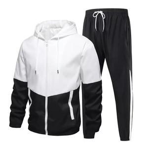 Survêtement personnalisé à fermeture éclair complète d'hiver et d'automne pour adultes, vêtements de sport décontractés de jogging avec impression de strass, nouveau design - Product Image 5