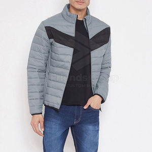 Nouveauté Veste d'hiver matelassée de haute qualité pour hommes Veste en toile service OEM avec veste à bas quantité minimale de commande respirante de grande taille pour hommes OEM - Product Image 5