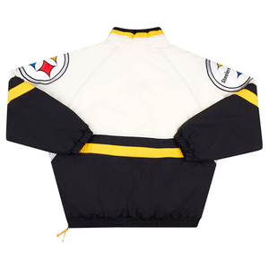 Luxury Men's 1/2 Zip Winter Coat Thick Bomber Jacket Stand Collar Memory Fabric Windbreaker - Product Image 6