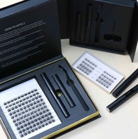 Kit de Pestañas Segmentadas 3D 40D 50D 100D 200D con Logotipo Personalizado, Marca Privada, Material PBT, Cruelty-Free, Reutilizables, 8-18mm