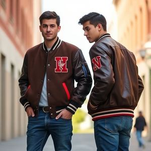 Veste universitaire pour femmes avec manches en satin, Look décontracté, Écusson de broderie personnalisé, Fabricant OEM Pakistan, toutes tailles - Product Image 6