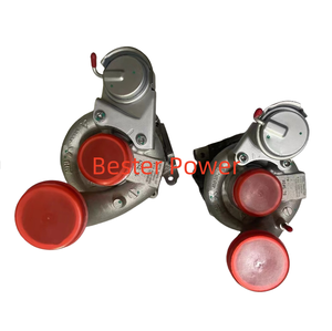 เทอร์โบชาร์จเจอร์คู่ 49389-00301 49389-00402 49389-02302 49389-00301 49389-01100 เทอร์โบชาร์จเจอร์สำหรับรถปอร์เช่ คาเยนน์ รุ่นเบสและรุ่น <span class=keywords><strong>GTS</strong></span> เครื่องยนต์ 4.8 ลิตร V8 - Product Image 2