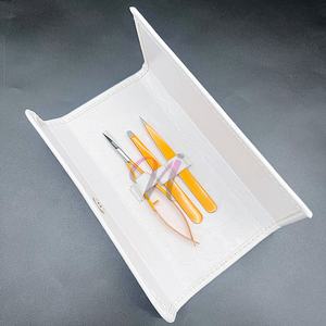 แหนบถอนขนคิ้วแบบผงสีส้มปลายเฉียงทำจากสแตนเลสออกแบบโลโก้ได้ตามต้องการ - Product Image 5