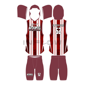 Vêtements de sport personnalisés 7v7 7on7 en sublimation, nouveau design, uniformes de football unisexes, maillot de football américain sans manches, haut de maillot de football, maillot de football - Product Image 1