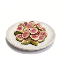 Fawakeh Majafafa Fruit Lyophilisé 100% Véritables Morceaux de Figues Lyophilisées Granulés