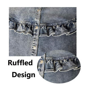 แจ็กเก็ตผ้ายีนส์สำหรับผู้หญิงเสื้อผ้าชั้นนอกลำลองทันสมัยเสื้อโค้ทใส่สบายน้ำหนักเบาเสื้อผ้ามีสไตล์ที่จำเป็นสำหรับเครื่องแต่งกายประจำวัน - Product Image 4