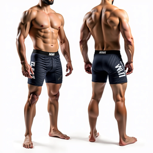 Pantalones cortos de lucha MMA personalizados para hombres sublimados No Gi BJJ Grappling Performance Wear Kimono Jiu Jitsu al por mayor con función elástica - Product Image 4