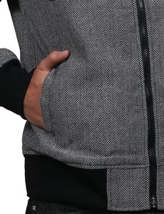 2025 Logo personnalisé manches en cuir broderie noir collège Baseball hommes veste Letterman Varsity veste pour hommes - Product Image 4