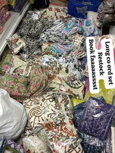 Verano algodón A-line trabajo Kurti pantalón conjunto largo Co ord conjunto muy cómodo India fabricante al por mayor Kurtis para mujeres en la India - Product Image 5