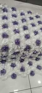 Tissu brodé floral 3D de qualité supérieure pour les chemisiers de mariée et les tenues d'occasion disponibles à la vente depuis l'Inde - Product Image 2