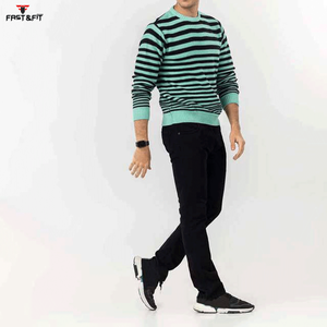 Prix de gros, arrivée hivernale, pull à manches longues respirant personnalisé, séchage rapide, anti-boulochage, anti-rides, tricot vintage sur le devant - Product Image 5