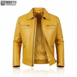 เสื้อแจ็กเก็ตเบสบอลของผู้ชายเสื้อโค้ทหนังปักลายสำหรับผู้ชายเสื้อแจ็กเก็ตหนังสำหรับผู้ชายฤดูหนาว - Product Image 1