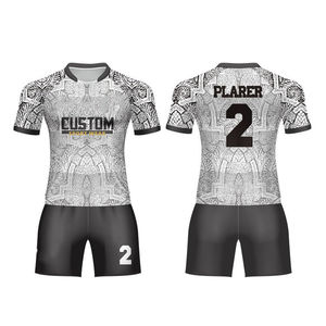 Conjuntos de uniformes de rugby vintage personalizados de alta calidad, técnica de sublimación de estilo, tarifa al por mayor, OEM personalizable, precio barato 2025 - Product Image 4