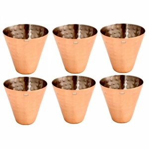 Gafas de sol de lanzamiento, accesorios de barra, Juego de vasos de Metal de cobre puro para turismo, Club, Bar, diseño de Hotel - Product Image 2