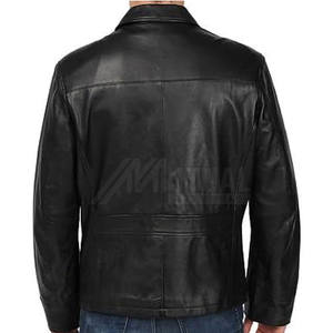 Ropa informal de alta calidad, chaquetas de cuero para hombre, Color sólido, ropa de calle más vendida, chaquetas de cuero para hombre - Product Image 2