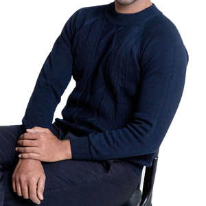 Oem Odm Prendas de punto para hombre Suéter de punto Suéter con imagen de animales Suéteres elegantes Hombres Suéter de cuello redondo de manga larga - Product Image 6