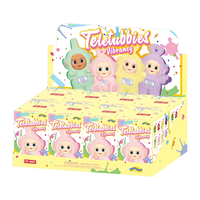 Figurines POPMART Teletubbies Vibrancy Series 12 cm en ABS/Plush/PVC, boîte mystère, design aléatoire, figurines d'action, jouets de collection