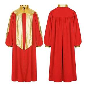 เสื้อนักบวชแขนยาวคอตตอนผ้าผสมคอตตอนเสื้อคลุมสำหรับบาทหลวงโลโก้ออกแบบได้ตามต้องการ - Product Image 6