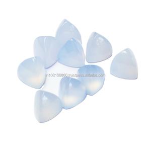 Venta al por mayor de Calcedonia azul natural, cabujones de piedras preciosas sueltas para la fabricación de joyas por Indian Direct Gemstone Cutting Factory - Product Image 1