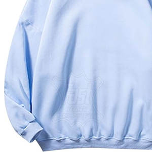 Sudadera Ligera de Algodón, Holgada, de Manga Larga, Lisa, Extra Grande para Hombre, Estilo Casual Diario, Estilo Urbano - Product Image 5