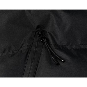 Blouson Homme 2026 à Capuche Col Montant Rembourré Respirant Coupe-Vent Remplissage Coton Design Personnalisé Couleur Personnalisée Fermeture Éclair Noire - Product Image 5
