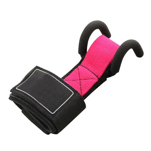 ตะขอเสริมกำลังสำหรับยกน้ำหนักแบบดึงขึ้น,ตัวพันข้อมือออกกำลังกายการฝึกกำลังมือจับสำหรับฟิตเนสข้อมือ - Product Image 5