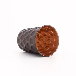 Elegante vaso de vidrio de cobre de 300ml duradero y saludable para mejorar la experiencia de bebidas para fiestas - Product Image 3
