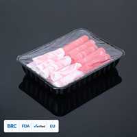 Jetable congelé sûr PET PP thermoscellage VSP plastique mouton côtelette plateau d'emballage alimentaire