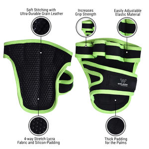 Gym Gloves Full Palm Protection <b>Grip</b> Cross Training Weightlifting Gloves Bodybuilding Exercise <b>Weight</b> <b>Lifting</b> Fitness Gym Gloves - Product Image 3