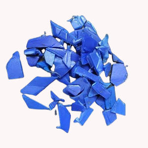 เม็ดพลาสติก HDPE รีไซเคิลเกรดฟิล์ม / เศษถัง HDPE สีน้ำเงิน / ขยะพลาสติกโพลีเอทิลีน ราคาขายส่ง - Product Image 3