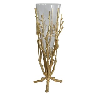 Florero para mesa y decoración, florero de metal para decoración de sala de estar - Product Image 5