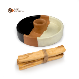 2023 SOPORTE DE PALO SANTO Hecho a mano por artesanos peruanos 100% Arcilla peruana Uso aromático Material de madera Embalado en cajas - Product Image 4