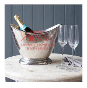 Champagne Nickel Plated <b>Ice</b> <b>Bucket</b> Wine Solid Aluminum <b>Gold</b> Wine Cooler for Bar Party Decor/Large Beverage Tub - Product Image 1
