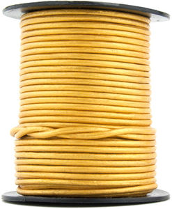 Cordón de Cuero Genuino de 1 mm, 1.5 mm, 2 mm, 3 mm, Cordones de Cuero de Color Metálico, Accesorios de Joyería, Fabricación de Pulseras y Collares, Elegante - Product Image 2