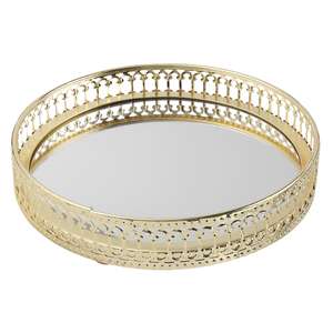 Home Decoration <b>Mirror</b> Tray Home Decoration Living Room Decorate Fancy Restaurants Wholesale Manufacturer Supplier - Product Image 2