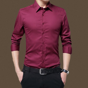 Venta al por mayor precio barato hombre camisa de vestir de calidad superior estilo único Anti-pilling secado rápido nueva llegada Venta caliente camisas de los hombres - Product Image 5