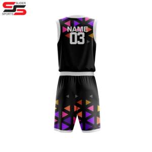 New Basketball Wear for Men Best Basketball Uniforms Full Kit Design Sublimation Custom Basketball Jersey Set - Product Image 2