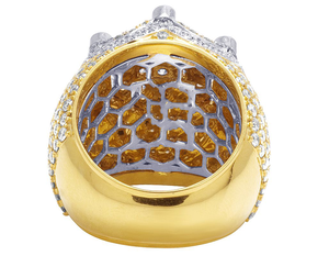 Entièrement Moissanite Diamant Luxueux Hip Hop Bling Rappeur Anneaux En S925 Bijoux En Argent Sterling Pour Hommes - Product Image 5