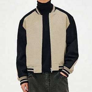 NUEVO 2025 Venta al por mayor Bordado personalizado Invierno 100% Lana Chenille Lettermen Vintage Lana Varsity Jacket para hombres - Product Image 5