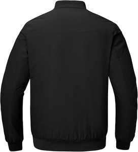 Vestes de bombardier pour hommes en gros sur mesure OEM vestes de bombardier hip hop sur mesure fabricant de blouson aviateur pour hommes - Product Image 4