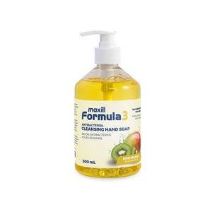 Savon liquide nettoyant pour les mains en gel Formule 3, 500 ml, hydratant à la lanoline, parfum kiwi-mangue, 17 oz, vente en gros - Product Image 1