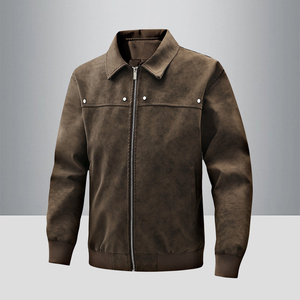American Vintage Chaqueta de cuero para hombre Venta al por mayor Chaquetas de cuero para hombre - Product Image 1