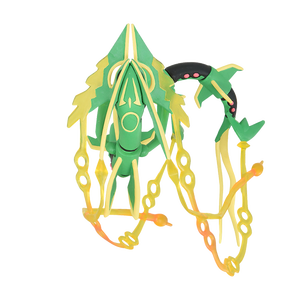 Takara Tomy pour Pokémon Mega Rayquaza Modèle de figurine en plastique neuf ODM MonColle Collection de monstres pour accessoire d'anime et boîte de décoration - Product Image 4