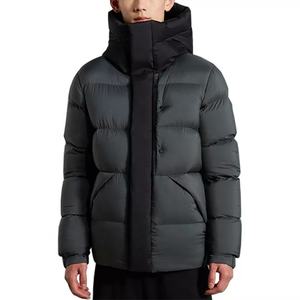 Doudoune à capuche épaisse et chaude à col haut pour homme, vêtement d'extérieur décontracté, vente en gros, mode hiver 95% - Product Image 1